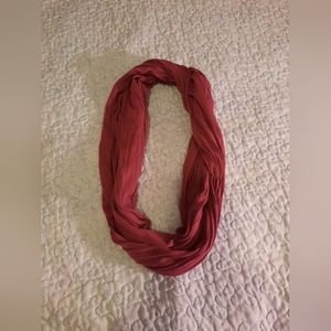 Purple infinity scarf